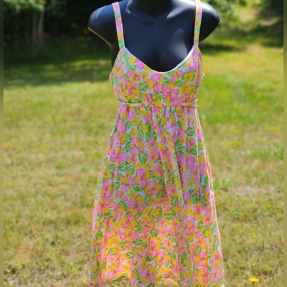 Lilly Pulitzer Felice Printed Dress White Flora Baby S